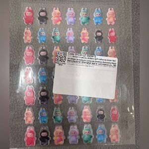 49 Labubu stickers sheet
